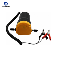 Pompe de transfert d'huile électrique 12V portable, extracteur d'huile DC avec pinces de batterie pour le changement d'huile de voiture et de moto