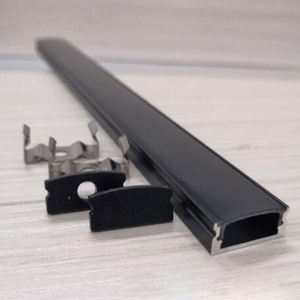 Montaje en esquina Techo Forma de V Extrusión anodizada Tira de LED empotrada Canal de luz Perfil de aluminio Proyectos de Iluminación Comercial - Product Image 4