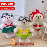 Teddy ISLAND, autorisation mondiale, vente en gros de vêtements de poupée en peluche, bikini pour poupées unisexes de 14 à 17 cm