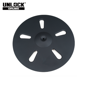 UNLOCK Pro 18" ไซม์บัลไฟฟ้าแบบสองโซน สีดำ พร้อมฟังก์ชัน Crash/Ride และ Choke |   พื้นผิวซิลิโคนลดเสียงรบกวน |   พร้อมสำหรับสตูดิโอ/เวที | - Product Image 2