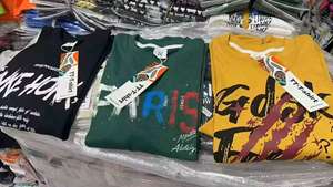 时尚高品质棉混合风格设计包厂家直销中国危地马拉品牌新款男式女式t恤库存 - Product Image 3