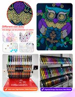 Machine à broder à 12 couleurs avec paillettes thermocollantes pour la création de motifs brillants