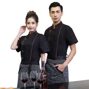 Uniformes de Trabajo de Alta Calidad Personalizados SenYue Unisex, Estampados por Transferencia de Calor, de Algodón Puro, para Personal de Restaurantes y Bares - Product Image 5