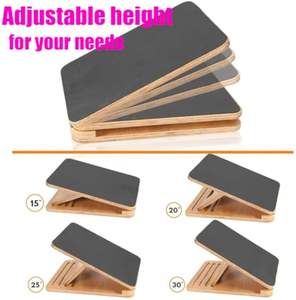 Tablero inclinado plegable para estiramiento de pantorrilla Camilla de pantorrilla Taburete ajustable Pie inclinado Tablero inclinado - Product Image 3