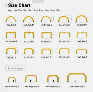CATC kustom lengkungan tiup serbaguna maraton mulai/garis akhir penggunaan luar ruangan promosi bermerek masuk untuk pameran - Product Image 4