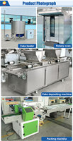Ligne de production complète automatique de muffins et de petits gâteaux, machine à gâteaux très vendue, ligne de production de muffins