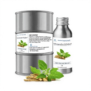 Aethon International น้ำมัน ashwagandha infused 1Ltr น้ำมันบำรุงผิวออร์แกนิกสำหรับทุกสภาพผิว - Product Image 2