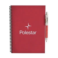 Carnet A5 à spirale en PP personnalisé, vente en gros d'usine, prix abordable, avec stylo