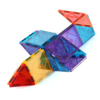 Blocs de Construction Magnétiques Interactifs en Plastique, Jouets Éducatifs pour Enfants, 48 Pièces