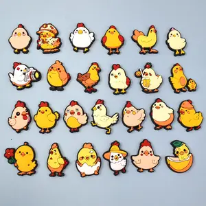 Hen Design Designs Pvc Charms Clogs Buckled Shoe Custom Buckles For Shoes Show Animal Shoe Charms