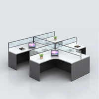 Bureau de travail ouvert moderne, durable et flexible avec structure pour banquette collaborative, bureau multi-personnes en bois avec option d'alimentation électrique