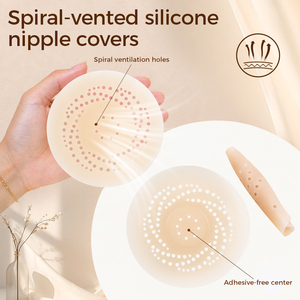 Reggiseno Adesivo Push-up Traspirante con Copricapezzoli in Silicone, 104 Fori d'Aria, Invisibile, Senza Spalline e Senza Schienale, per Donna OEM - Product Image 2