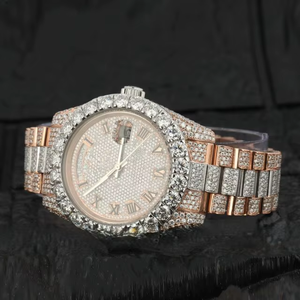 Reloj de Pulsera de Acero Inoxidable de Cuarzo para Negocios con Esfera de Cristal que Ofrece Gran Durabilidad y un Aspecto Radiante y Distintivo - Product Image 3