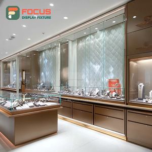 High Visibility Shopping Center Jewelry Showcase Polished Surface Jewelry Shop Display Counter - Product Image 3