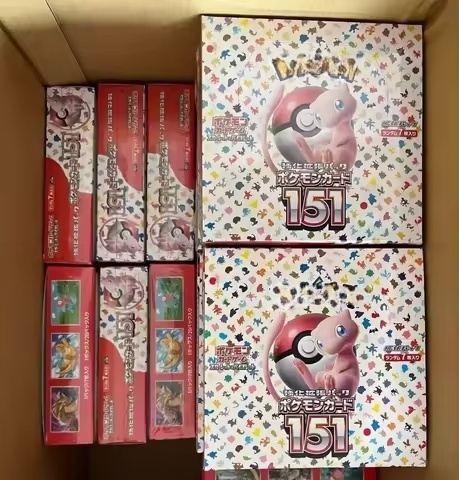 Pokmon SV2a 151 Japanese Version TCG Booster Box Anime Battle Cards Paper Material in Stock Wholesale