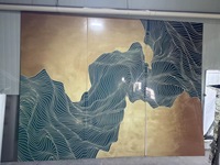 Panneau mural 3D en composite bois-plastique résistant aux intempéries en fibre de bambou, revêtement WPC, lambris, panneaux muraux en PVC