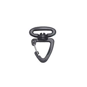 Gancho giratorio de plástico negro de 360 grados, accesorio multiusos para bolsos, gancho para correas, para accesorios de bolsos DIY - Product Image 3