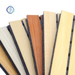 Pannelli Acustici Moderni in Legno Ignifughi e Resistenti all'Umidità con Finitura Impiallacciata, in Ceramica e Alluminio, con Scanalature Perforate per l'Isolamento Acustico - Product Image 6