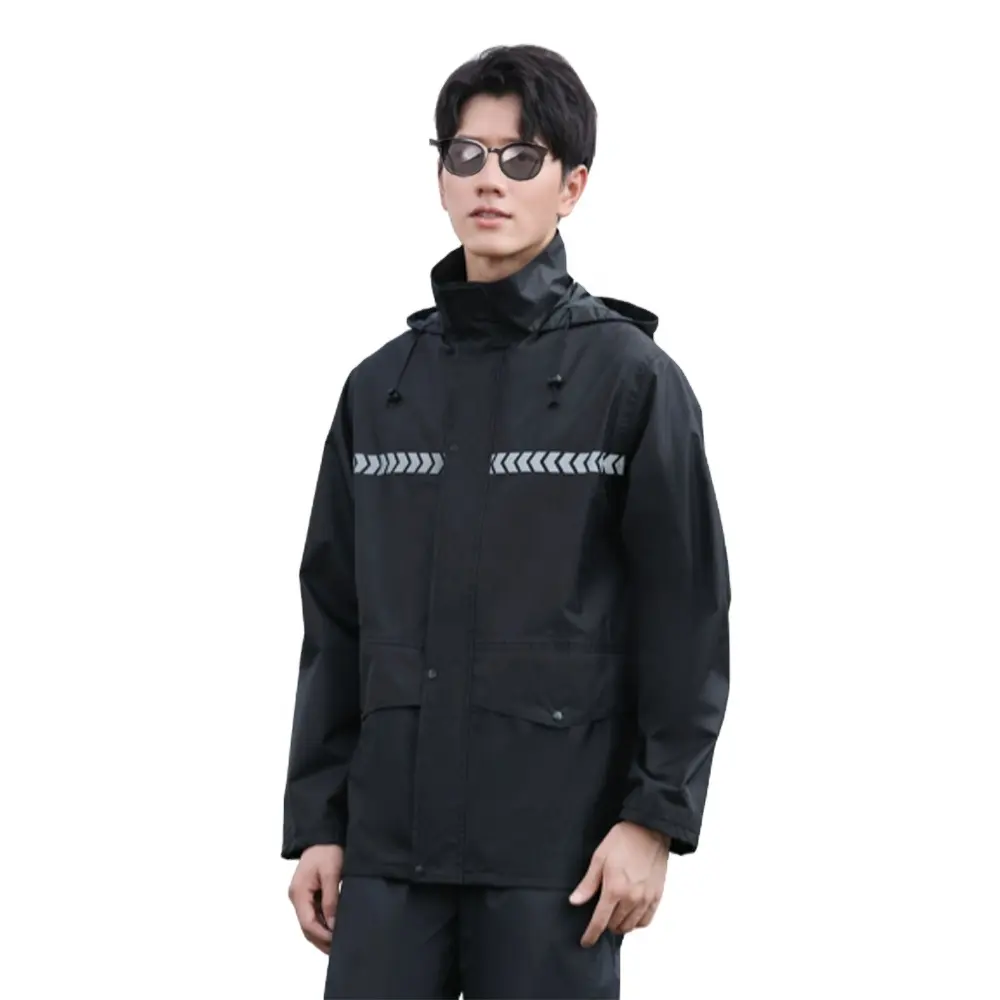 निविड़ अंधकार बारिश पैंट विभाजन उमड़ना पहनने प्रतिरोधी सूट बारिश सबूत रेनकोट सूट