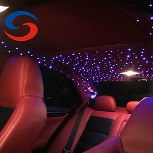 Kit de plafond étoilé à fibres optiques LED RGB pour voiture avec télécommande - Product Image 2