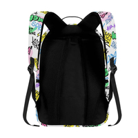 Sac à dos personnalisé avec fermeture éclair et impression intégrale, sac à dos décontracté pour l'école, hommes, femmes, sport, sublimation, marque de mode