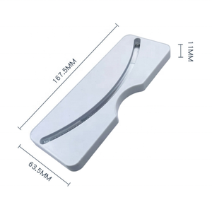 Règle de mesure simple pour la scoliose, outil de test de correction, règle d'angle en tube de verre blanc - Product Image 2