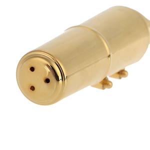 <span class=keywords><strong>Jazz</strong></span> <span class=keywords><strong>Alto</strong></span> Sax Saxofón 7C Boquilla con boquilla Parches Almohadillas Cojines Cap Hebilla Chapado en oro - Product Image 3
