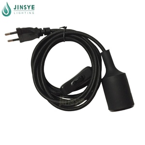 Kit de <span class=keywords><strong>Cable</strong></span> para Lámpara <span class=keywords><strong>con</strong></span> Enchufe de Corriente CE Blanco E27 <span class=keywords><strong>con</strong></span> Interruptor y <span class=keywords><strong>Cable</strong></span> de 2 Metros - Product Image 3