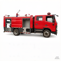 Nouveau camion de pompiers diesel double cabine Dongfeng FuruiKa |   4x2 Drive |   Réservoir d'eau de 5000 L |   Véhicule de pompier et de sauvetage pour la lutte contre les incendies
