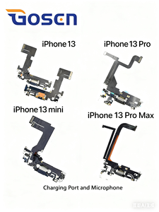 Pour iPhone Séries iPhone X 11 12 13 14 15 16 17 Pro Pro Max – Connecteur de charge USB, connecteur dock et microphone flexibles de remplacement - Product Image 4