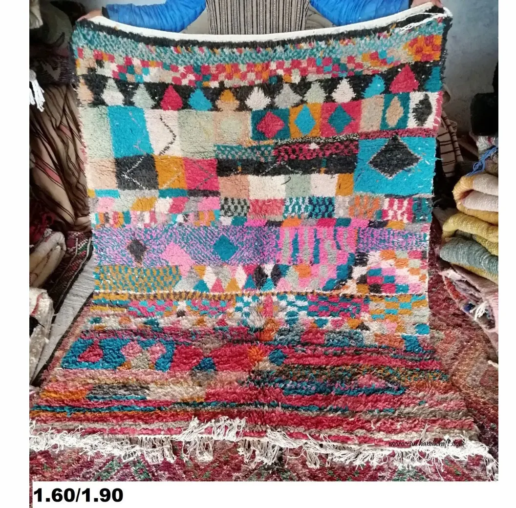 Carpet For Bedroom Berber handira Vintage bohemian carpet Moroccan wedding blanket, moroccan rug