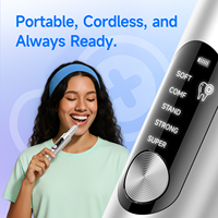 Nettoyeur dentaire électrique sonique ultrasonique portable, détartreur, éliminateur de tartre et de plaque dentaire pour le nettoyage des dents à domicile