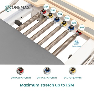 Reformer de Pilates ONEMAX, Duradero, Ajustable, Ligero, de Aluminio, Plegable, Portátil, para Estudio de Pilates, <span class=keywords><strong>Yoga</strong></span> en Casa, Ecológico - Product Image 2