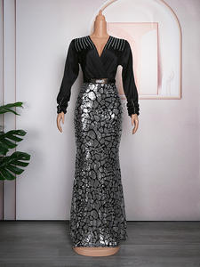 Taglie forti vestito <span class=keywords><strong>verde</strong></span> per le donne elegante signora abito <span class=keywords><strong>da</strong></span> sera <span class=keywords><strong>da</strong></span> <span class=keywords><strong>sposa</strong></span> Sexy abito <span class=keywords><strong>da</strong></span> festa abiti estivi - Product Image 5