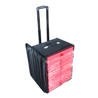 Cosee 2030 Valise de présentation portable classique pour lunettes optiques et de soleil, avec roulettes
