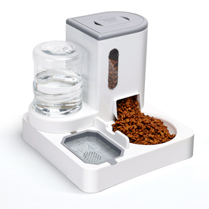 Nobleza 2-in-1 automatico per abbeveratoio per gatti 1l in acciaio inossidabile ciotole per piccoli animali domestici elegante Design adorabile per cani - Product Image 1