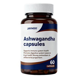 Ashwagandha kapsul alami penghilang stres & kecemasan dukungan Energi & vitalitas Booster OEM/Label pribadi Suplemen Herbal - Product Image 1