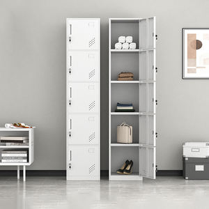 خزانة مودولار متينة للمدارس/الصالات الرياضية - خزانة قابلة لتعديل الارتفاع بطلاء مقاوم للماء مع قفل أمان - Product Image 4