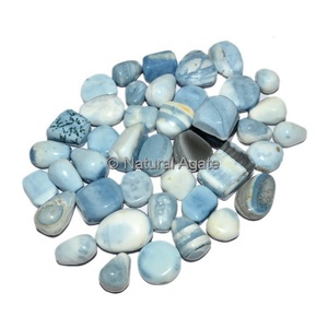 Piedras de Ópalo Azul Natural Pulidas, Cristal Curativo, Piedra de Bolsillo, Venta al por Mayor, Exportador, Fabricante, Proveedor - Product Image 1