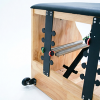 Hochwertige Eichen-Holz Multifunktions-Pilates-Maschine mit Wundan-Stuhl für den Heimgebrauch oder Yoga-/Fitness-Studios 3 Jahre Garantie