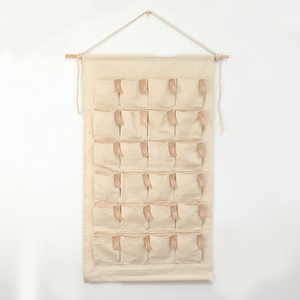 Vente en gros Tenture murale de décoration en tissu vierge avec pochette en coton et toile <span class=keywords><strong>Calendrier</strong></span> de l'<span class=keywords><strong>Avent</strong></span> de Noël - Product Image 1