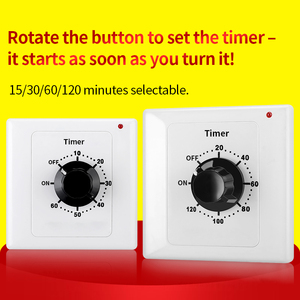 Hot Sale 120minis Mechanical <strong>Timer</strong> Automatic Wall <strong>Light</strong> Switch <strong>Timers</strong> - Product Image 2