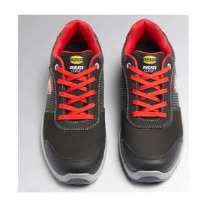 DIADORA UTILITY-701,181703-C2541/47 Zapato de baja seguridad repelente al agua SPEEDY RACE LOW S3S FO SR SC MET FREE Negro/Rojo - Product Image 2