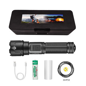Lampe torche LED rechargeable XINSITE P50, haute puissance, en alliage d'aluminium, étanche, pour l'extérieur et la maison - Product Image 5