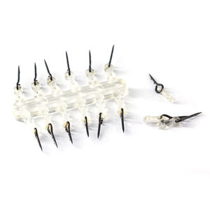 잉어 액세서리 실리콘 링, 스트레이트 생크 후크, 빠른 미끼 교수형 바늘 대형 미끼 공, 낚시 비즈 - Product Image 6