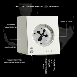 Loa Từ Tính Wifi Chống Trọng Lực Loa Răng Xanh Dương Không Dây Hiển Thị Ánh Sáng Chất Lỏng Loa Bluetooth Ferrofluid - Product Image 5