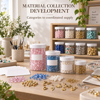 Fournitures de fabrication de bijoux personnalisés, bocaux transparents en PET avec couvercles pour perles, breloques, composants, organisation de petites pièces, vente en gros