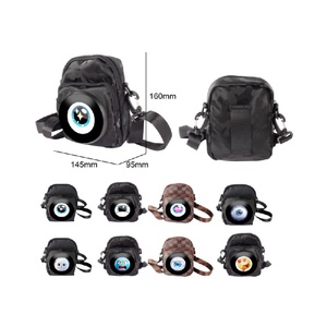 Bolso Bandolera con Altavoz, <span class=keywords><strong>TF</strong></span>/USB/FM, Pantalla, Bluetooth 5.3, 1500mAh, Control Táctil, 8 Expresiones, Portátil, Boombox - Product Image 1