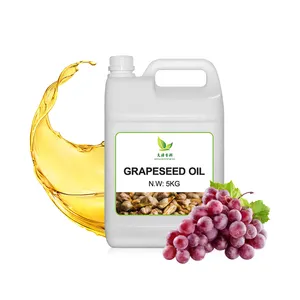 Bulk Grapeseed Oil Wholesale Carrier Oils Manufacturers Unadulterated Natural for Hair and Skin Essence Massage Body Growth Face