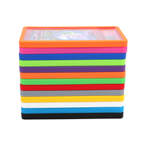 Protecteur de carte gradée couleur unie PS AC, protection antichoc colorée, protecteur de carte gradée gris pour cartes en slab